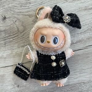 Labubu 3 piece black dress fashion outfit